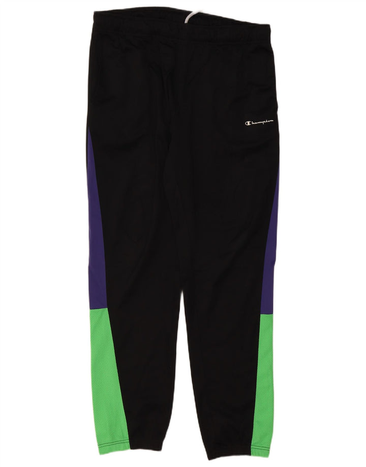 CHAMPION Pantalon de Survêtement Homme Joggers XL Noir Colourblock Polyester