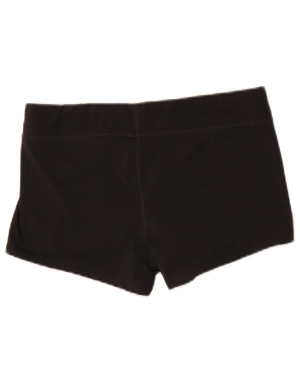 Nike Womens Dri Fit Sport Shorts UK 12 Medium Black Polyester