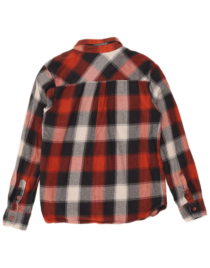 Mountain Warehouse Chemise en flanelle pour homme en coton à carreaux rouge moyen