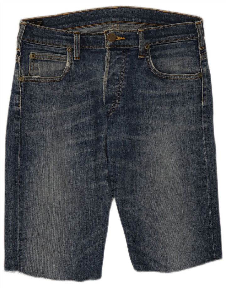 Lee Short Powell Denim W30 Homme Bleu Moyen Coton