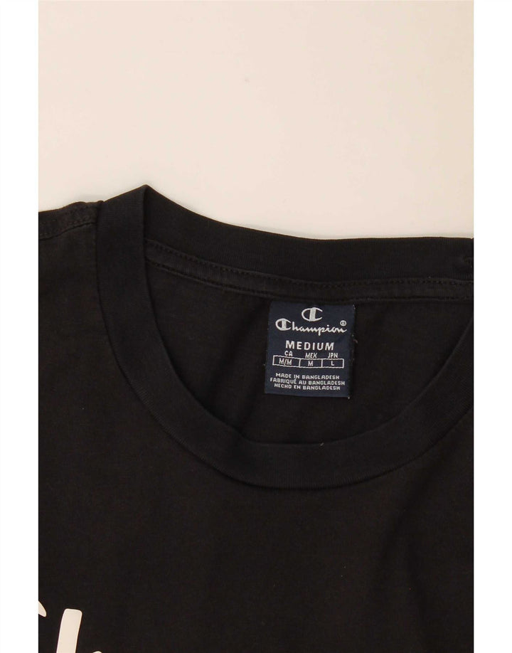 Champion T-Shirt Graphique Homme Noir Moyen