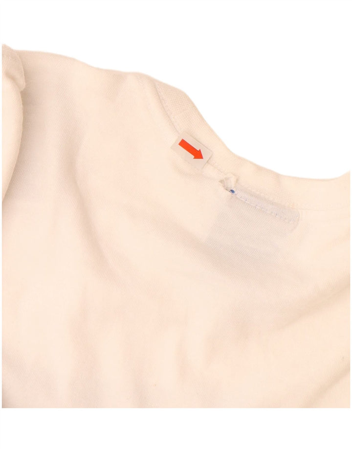 ADIDAS T-Shirt Graphique Homme Petit Blanc Coton