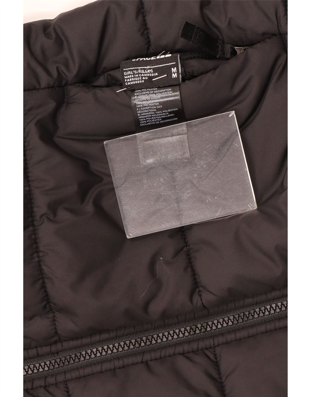 THE NORTH FACE Veste matelassée à capuche pour fille 9-10 ans Noir moyen