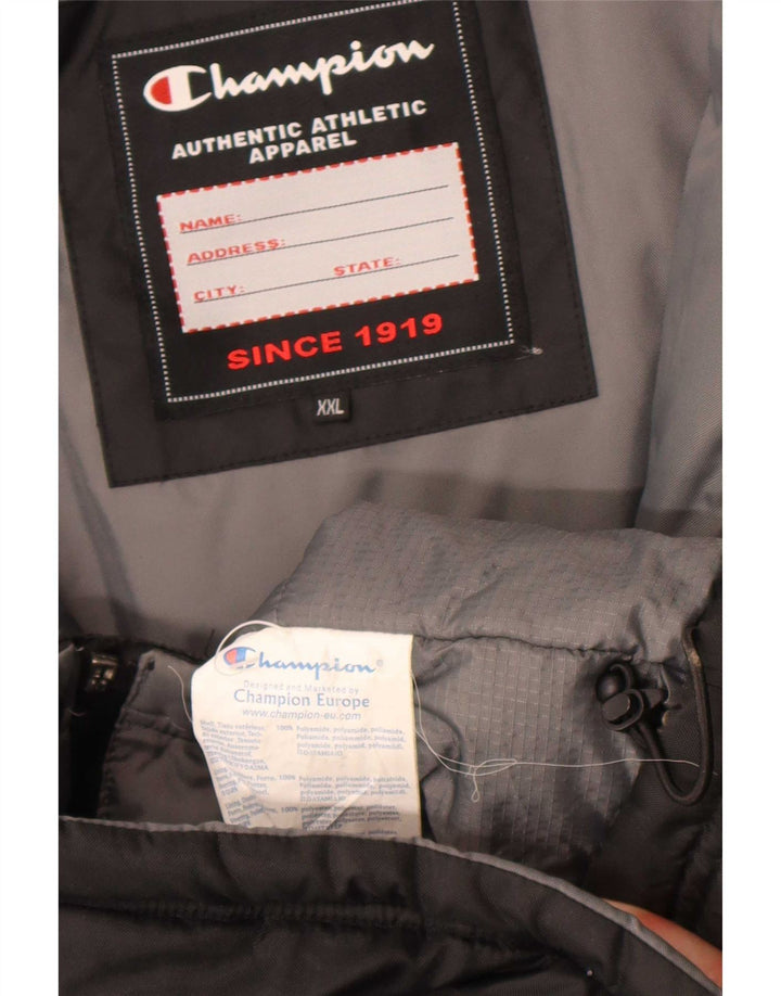 Champion Veste matelassée pour homme UK 44 2XL Noir Polyamide