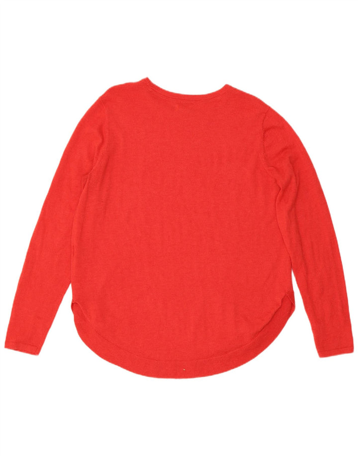 Fat Face Pull col bateau pour femme UK 14 Rouge moyen Polyester