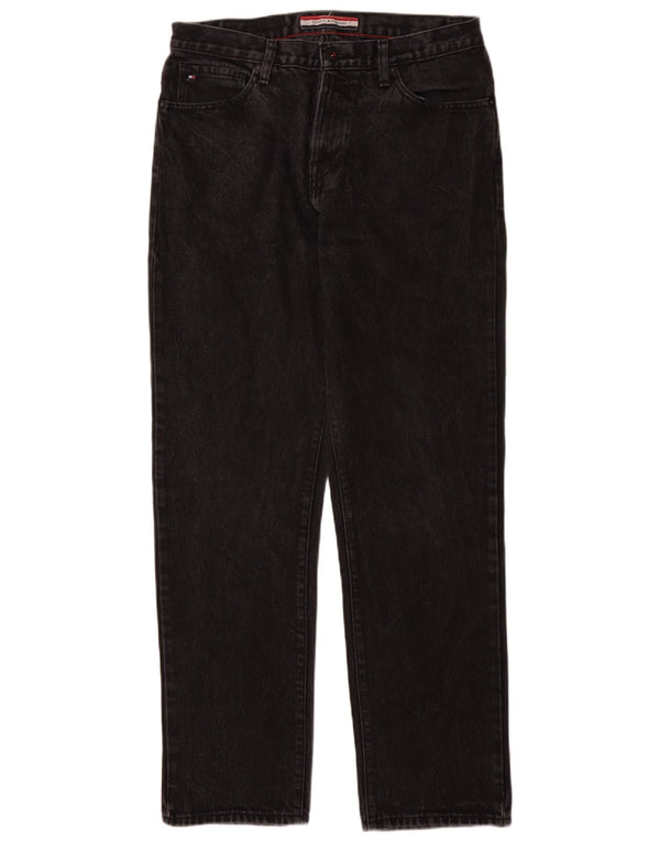 Tommy Hilfiger Jean droit homme W32 L32 coton noir