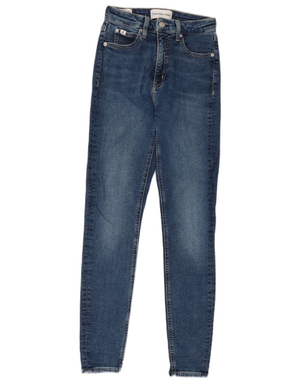 Calvin Klein Jean skinny femme W26 L27 bleu coton