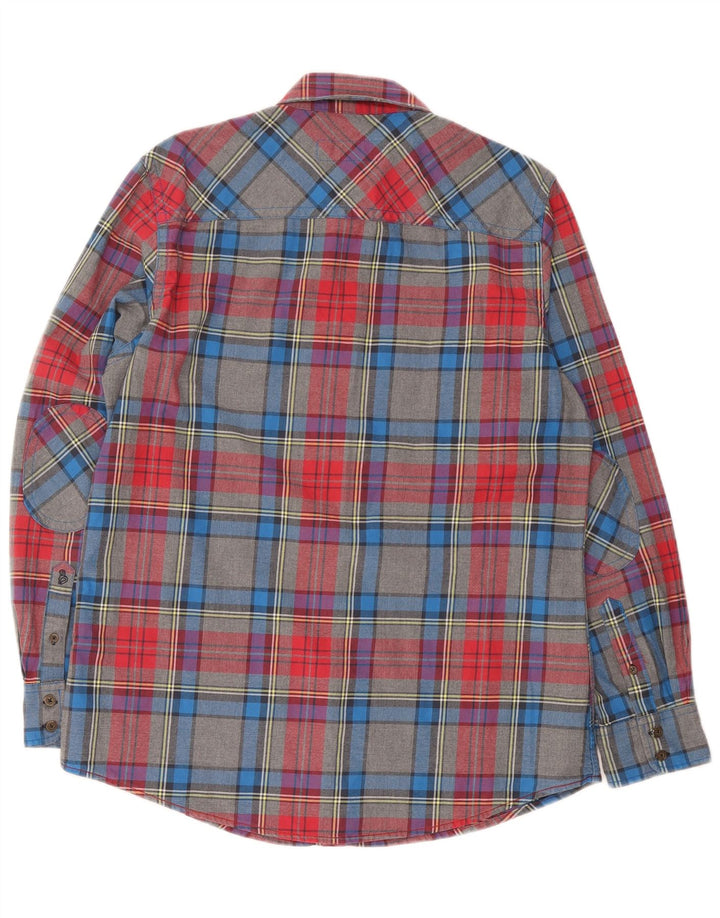 Boden Chemise en flanelle à carreaux multicolores en coton