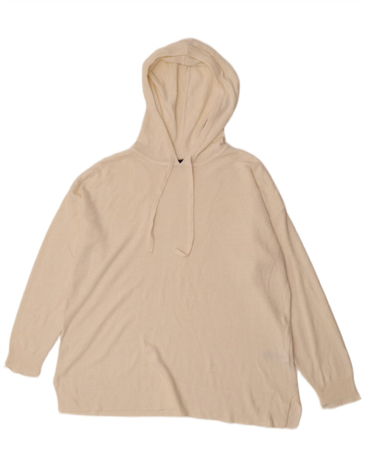 Marks & Spencer Pull à capuche surdimensionné pour femme UK 16 Large Beige