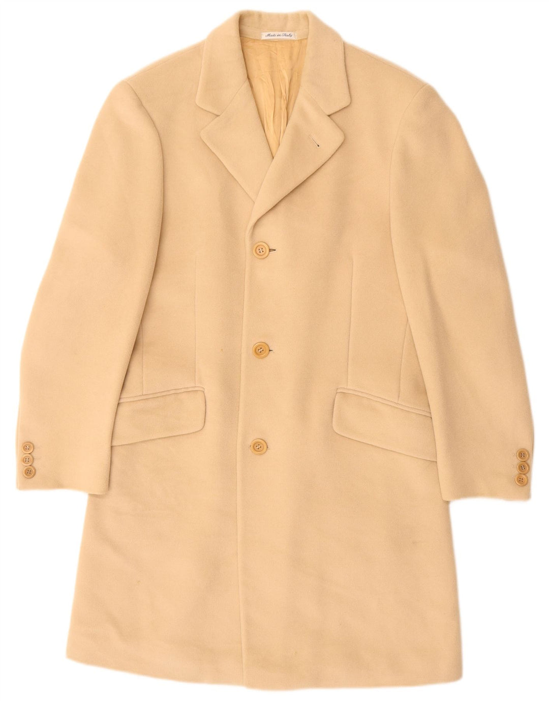 Pal Zileri Manteau Homme IT 46 Petite Laine Vierge Beige