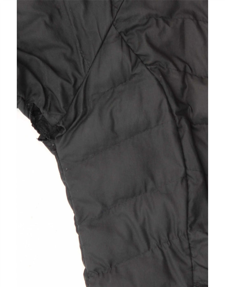 Columbia Veste matelassée à capuche pour femme UK 16 Large Noir Polyester