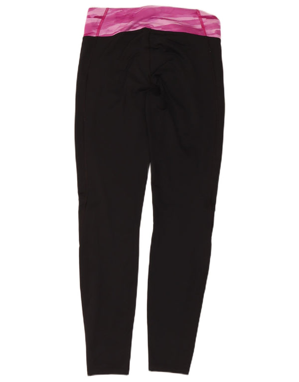 Under Armour Legging Cold Gear Femme UK 44 Noir Moyen Colorblock
