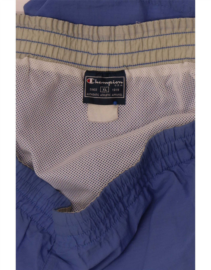 Champion Short de Sport XL Homme Bleu Colorblock