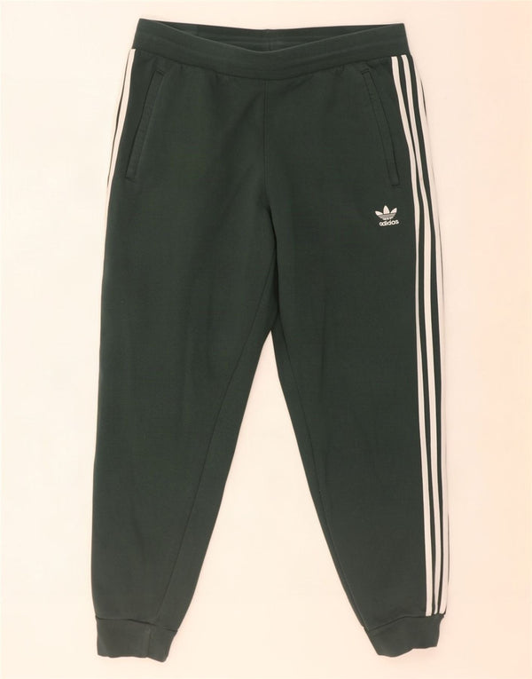 Adidas Pantalon de survêtement pour homme en coton vert XL
