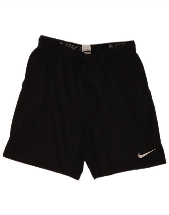 Nike Short de sport Dri Fit pour homme en polyester noir moyen