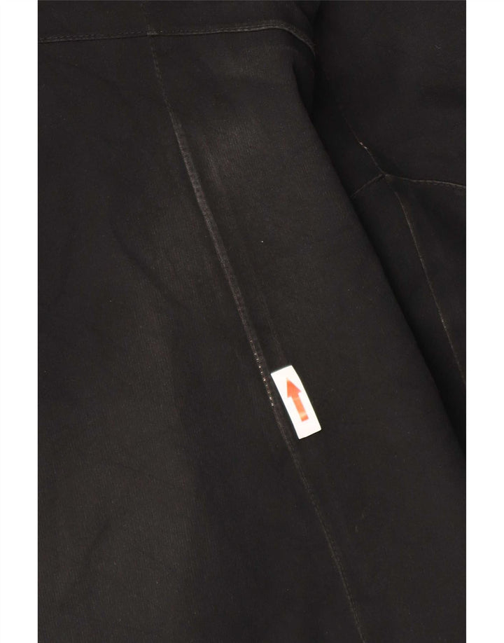 Patagonia Manteau coupe-vent à capuche pour femme UK 14 Medium Noir Polyester