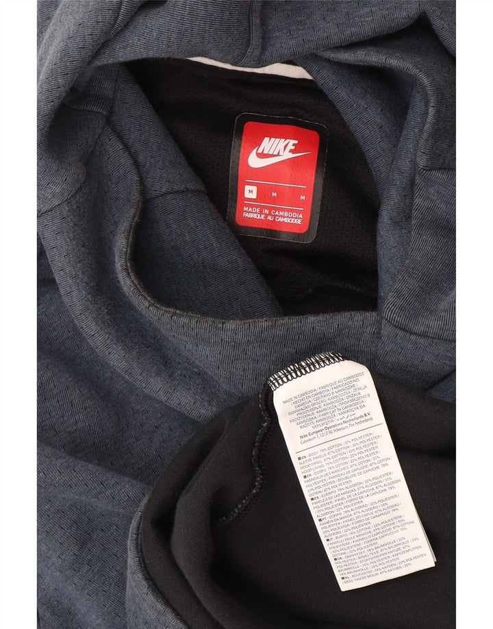Nike Pull à capuche en coton bleu marine moyen pour homme
