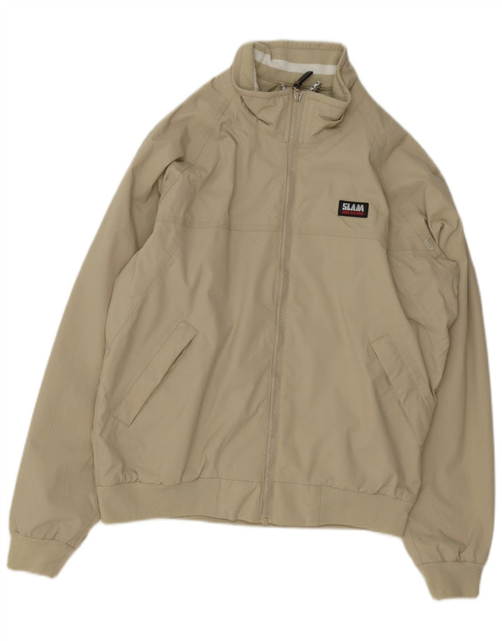 Slam Veste Bomber Homme UK 36 Petit Nylon Vert