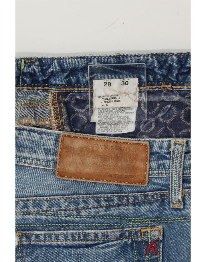 REPLAY Womens Slim Jeans W28 L30 Blue Cotton Vintage Replay and Second-Hand Replay from Messina Hembry 