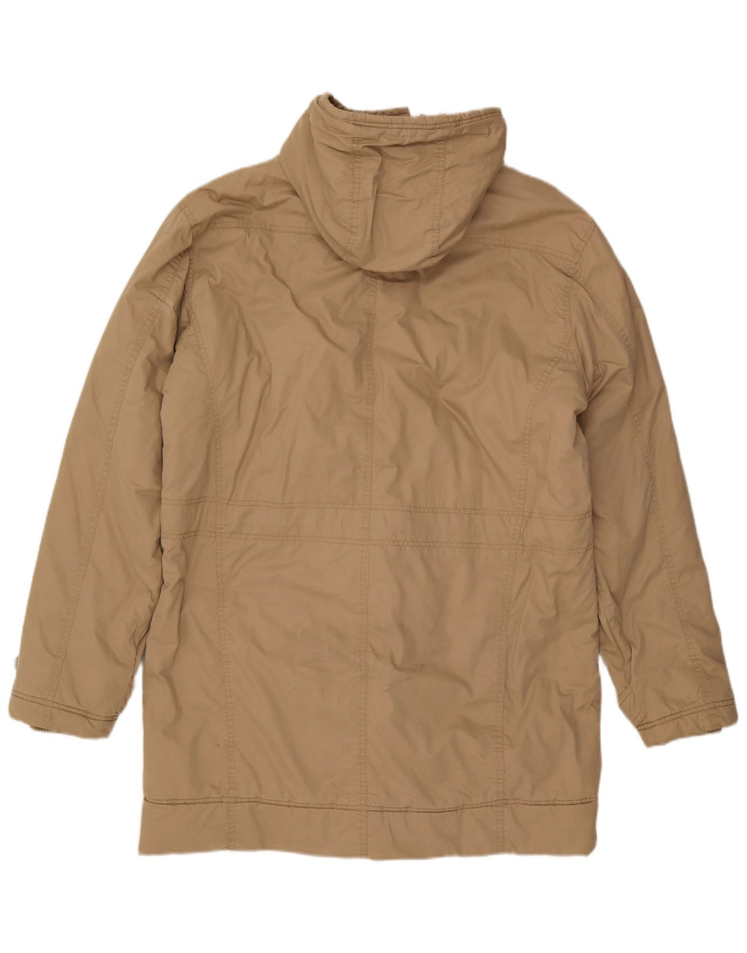 Wrangler Parka à capuche pour homme UK 44 2XL Beige Polyamide