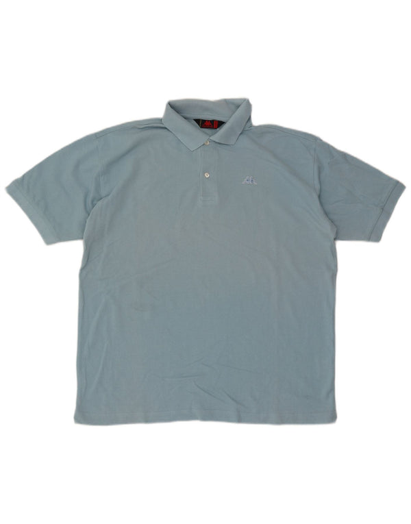 Kappa Polo Homme XL Bleu Coton