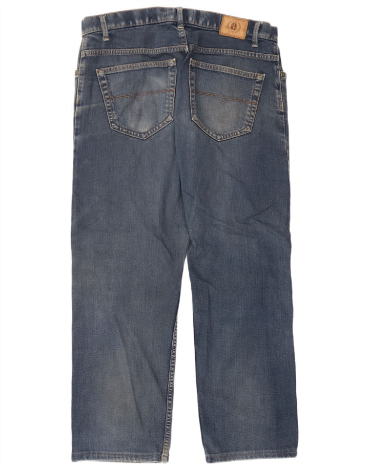 Marks & Spencer Jean droit femme W34 L25 bleu coton