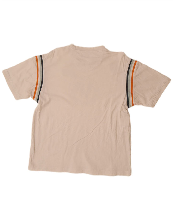 FILA T-Shirt Graphique Homme Grand Blanc Coton