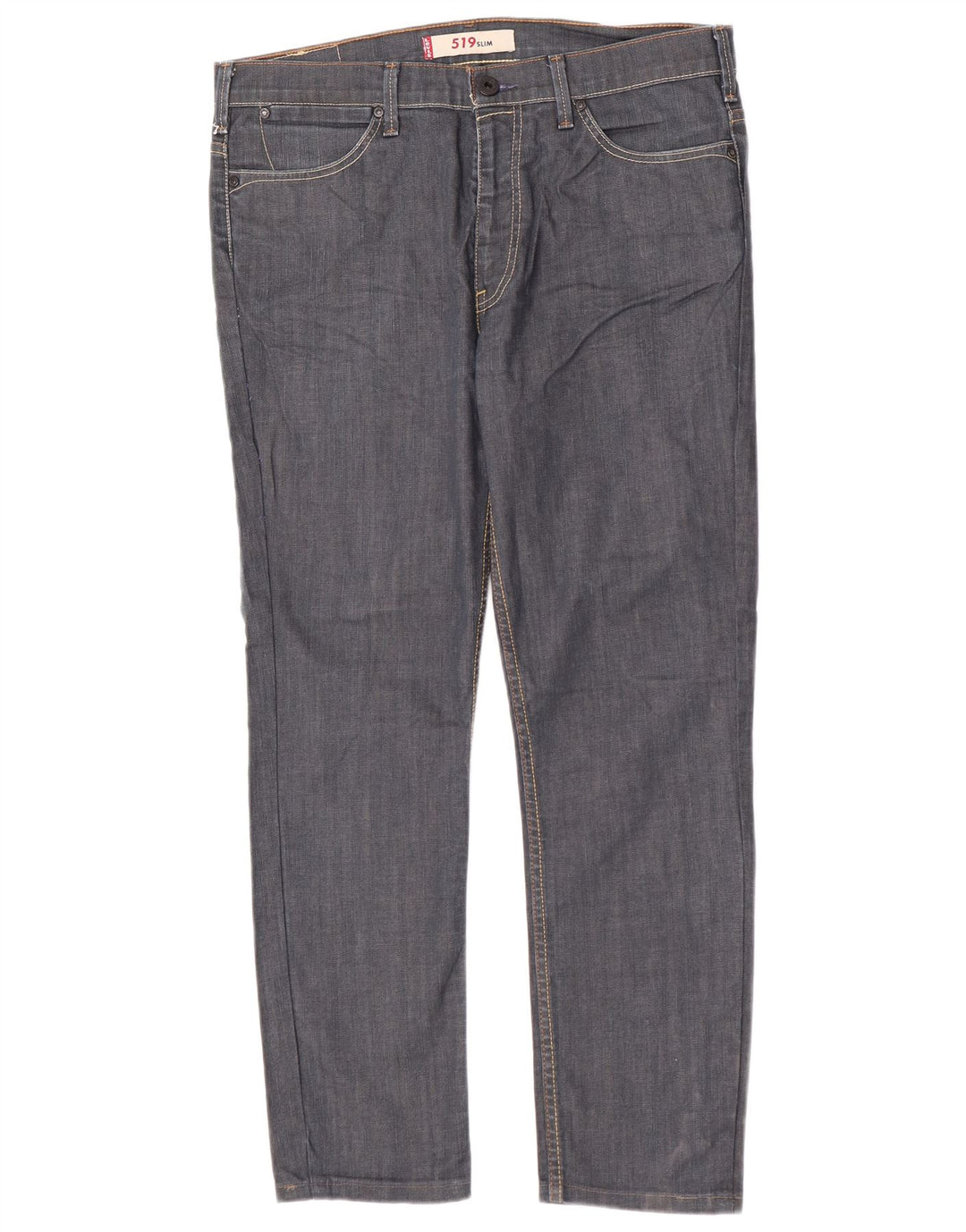 Levi's Jean Slim 519 Homme W36 L29 Bleu Marine Coton