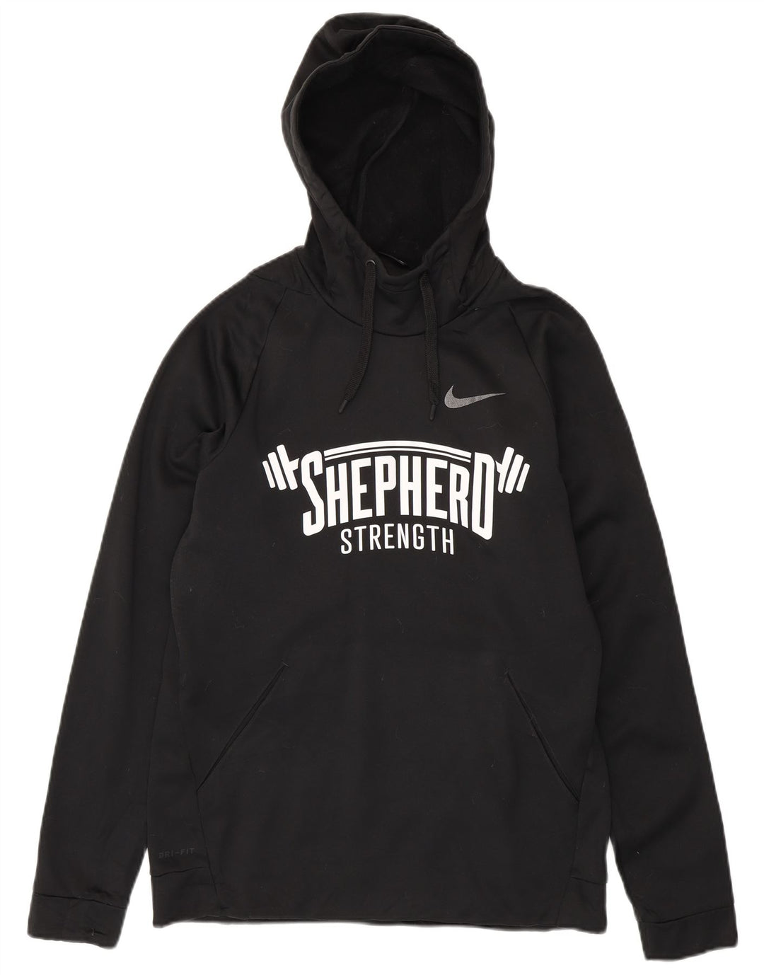 Nike Hommes Dri Fit Graphic Sweat à capuche Noir Moyen Polyester