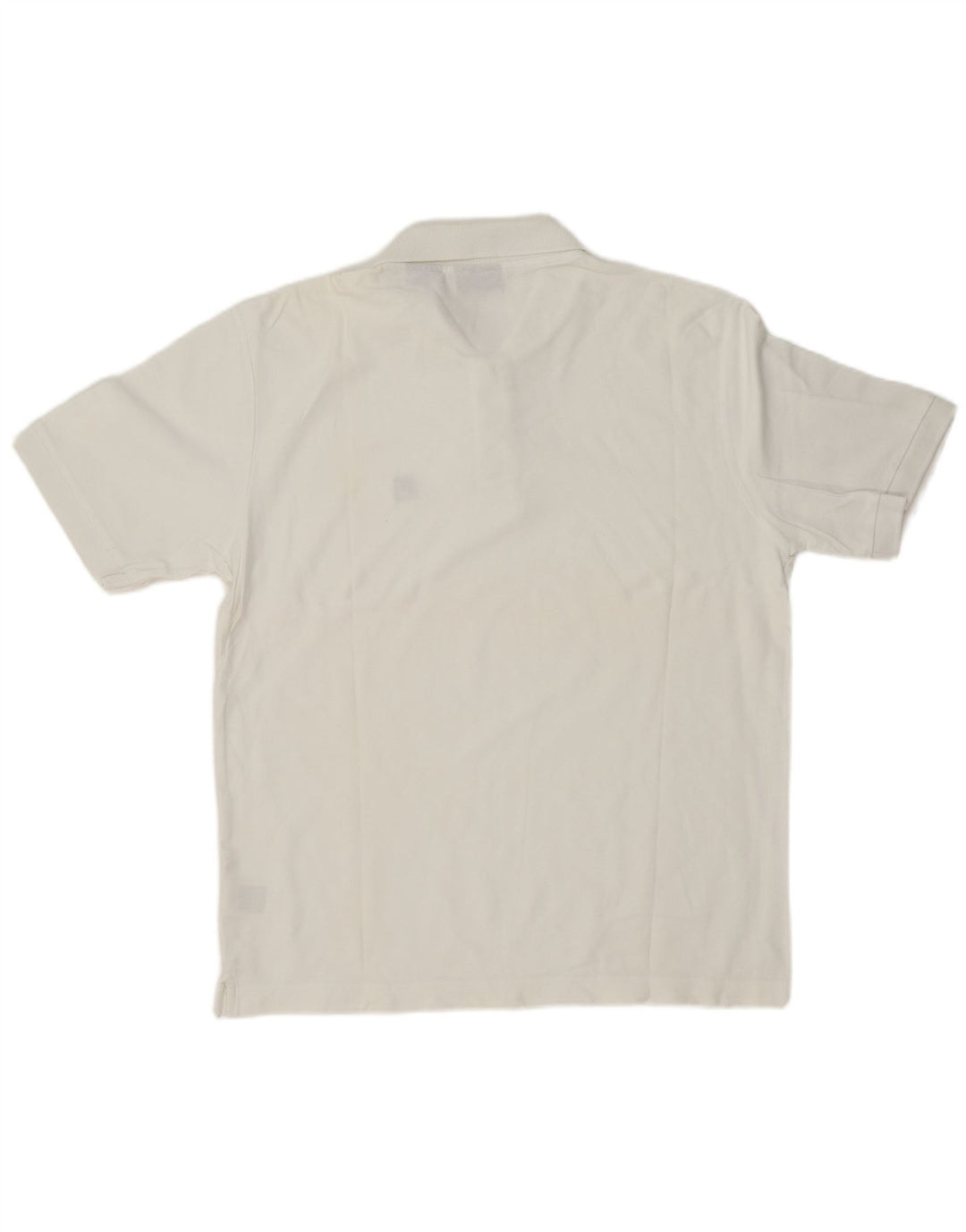 FILA Mens Polo Shirt Large White Cotton