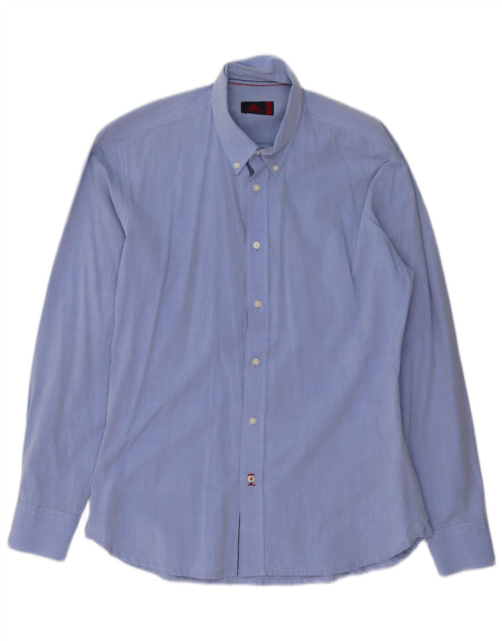 KAPPA Chemise Homme Bleu Moyen Coton