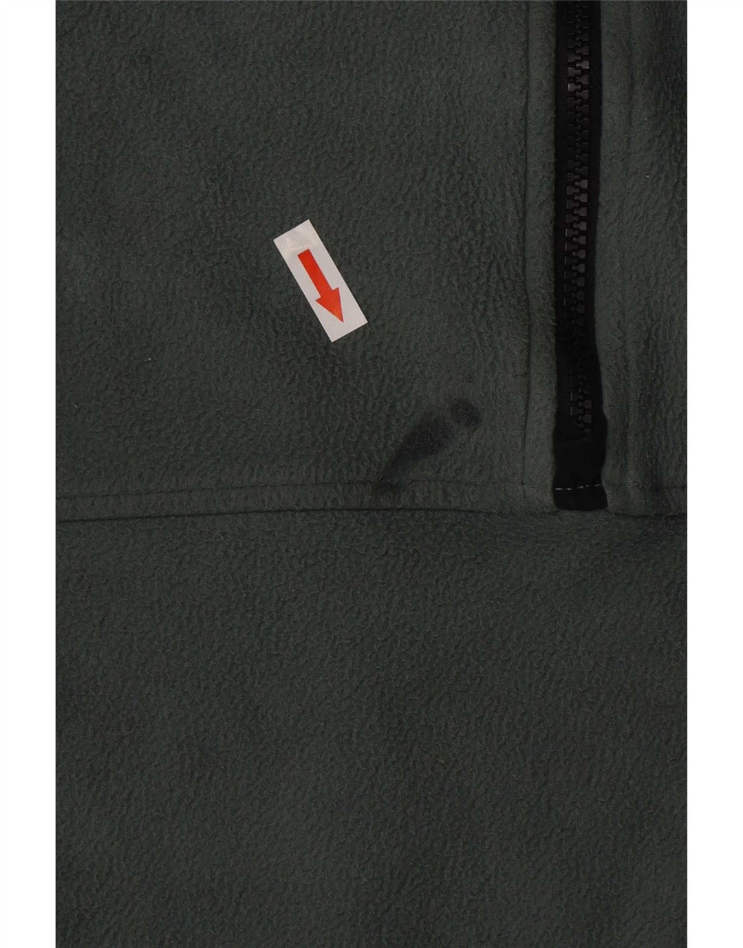 The North Face Pull polaire à col zippé pour homme Large Vert Polyester