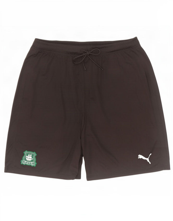 Puma Short de sport pour homme 2XL Noir Polyester