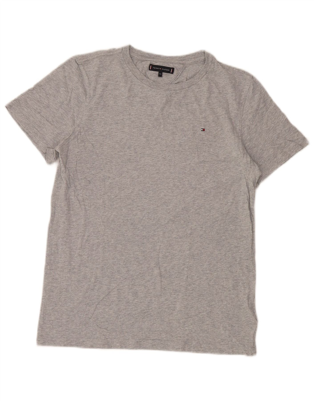 TOMMY HILFIGER T-Shirt Garçon 15-16 ans Gris Chiné Coton