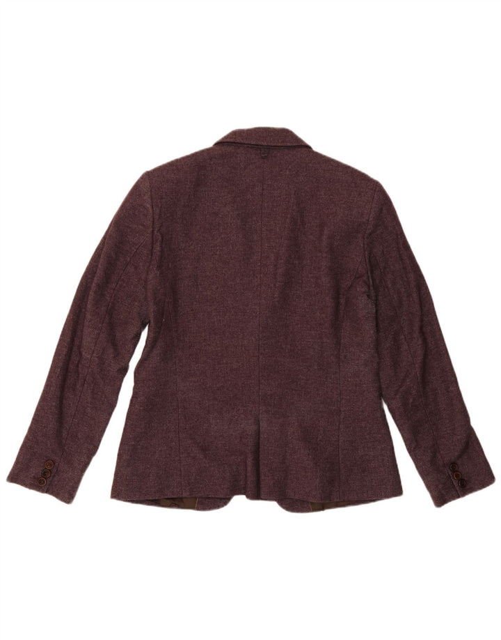 Massimo Dutti Veste blazer 1 bouton pour femme EU 40 Violet moyen