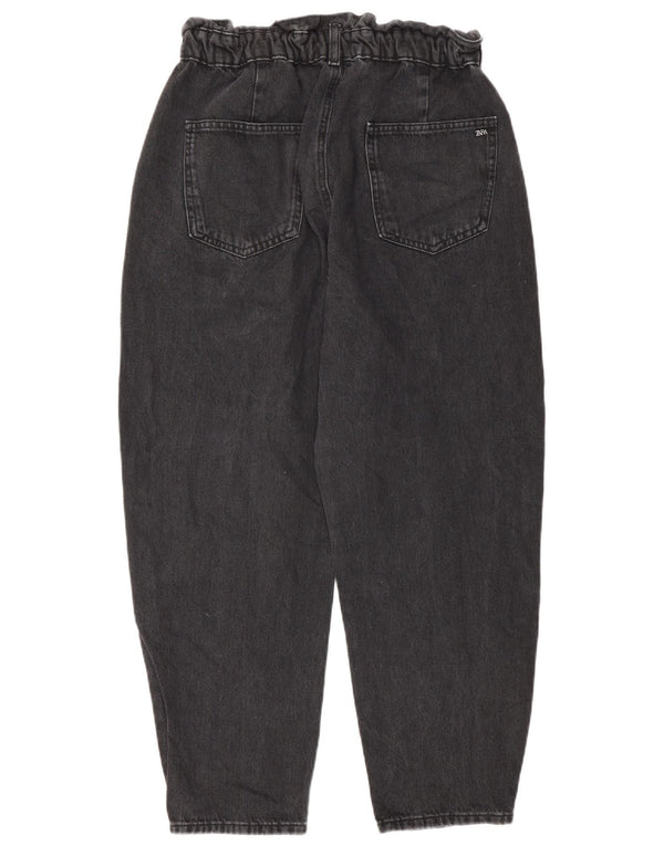 Zara Jean fuselé taille haute pour femme EU 40 Medium W30 L25 Gris Coton