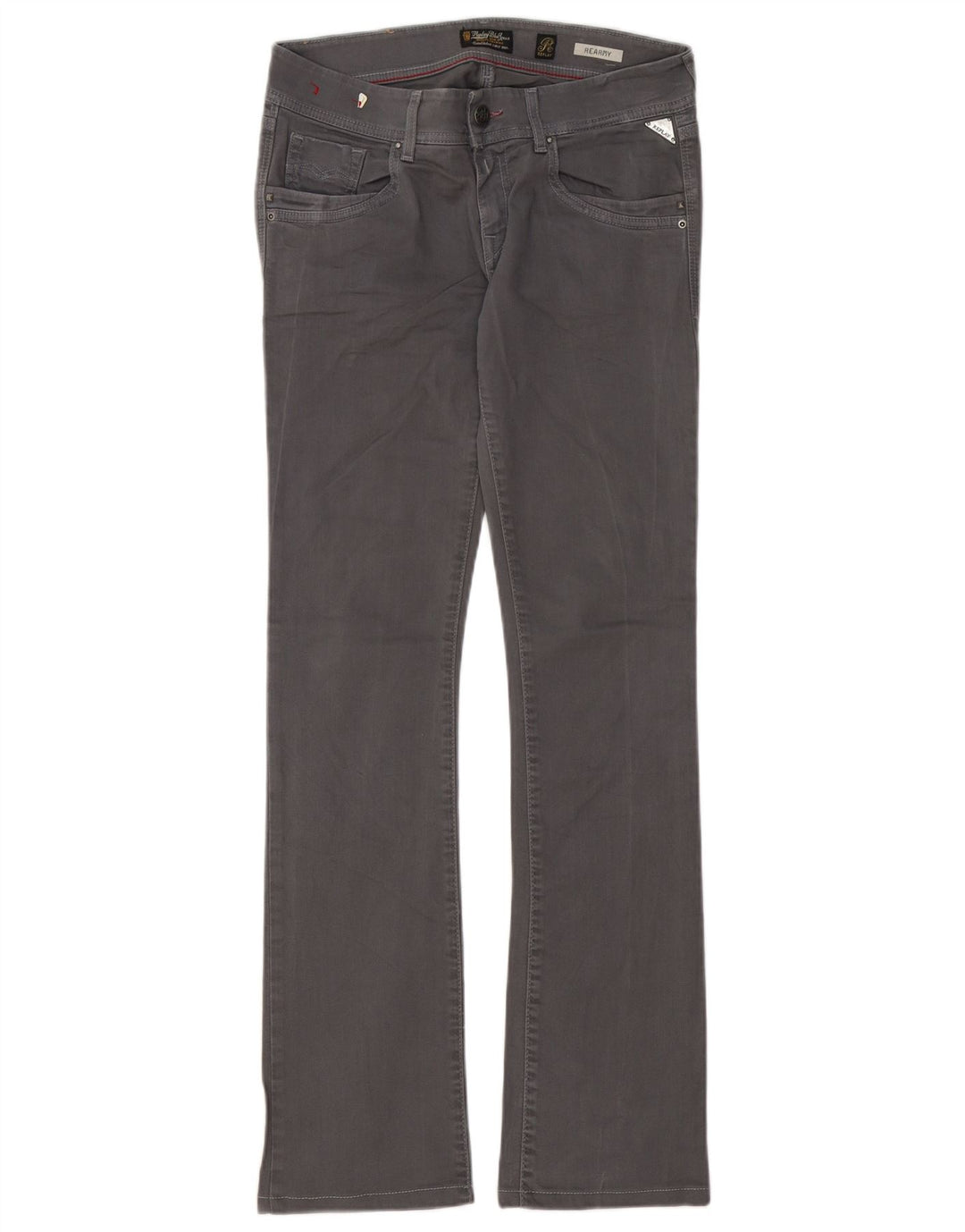 REPLAY Jean Bootcut Femme Rearmy W28 L32 Gris Coton