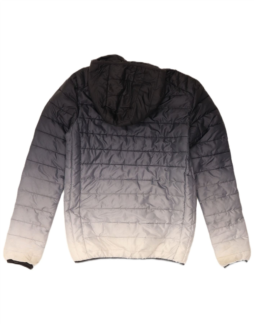 ELLESSE Veste matelassée à capuche pour homme UK 34 XS Bleu marine Colorblock Polyester