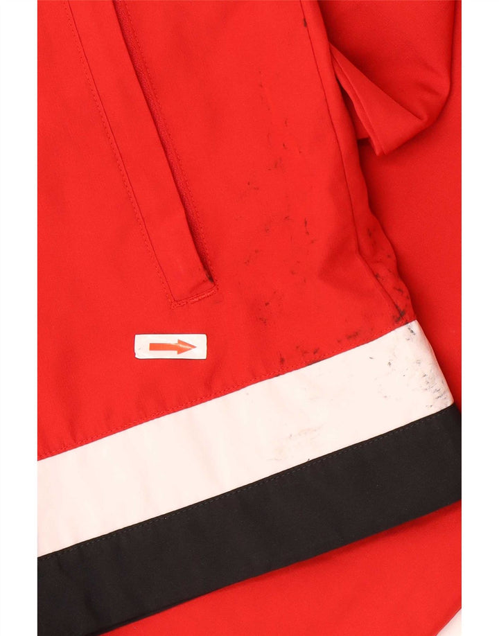Adidas Hommes TSV Loccum Survêtement Top Veste Petit Rouge Colorblock Polyester