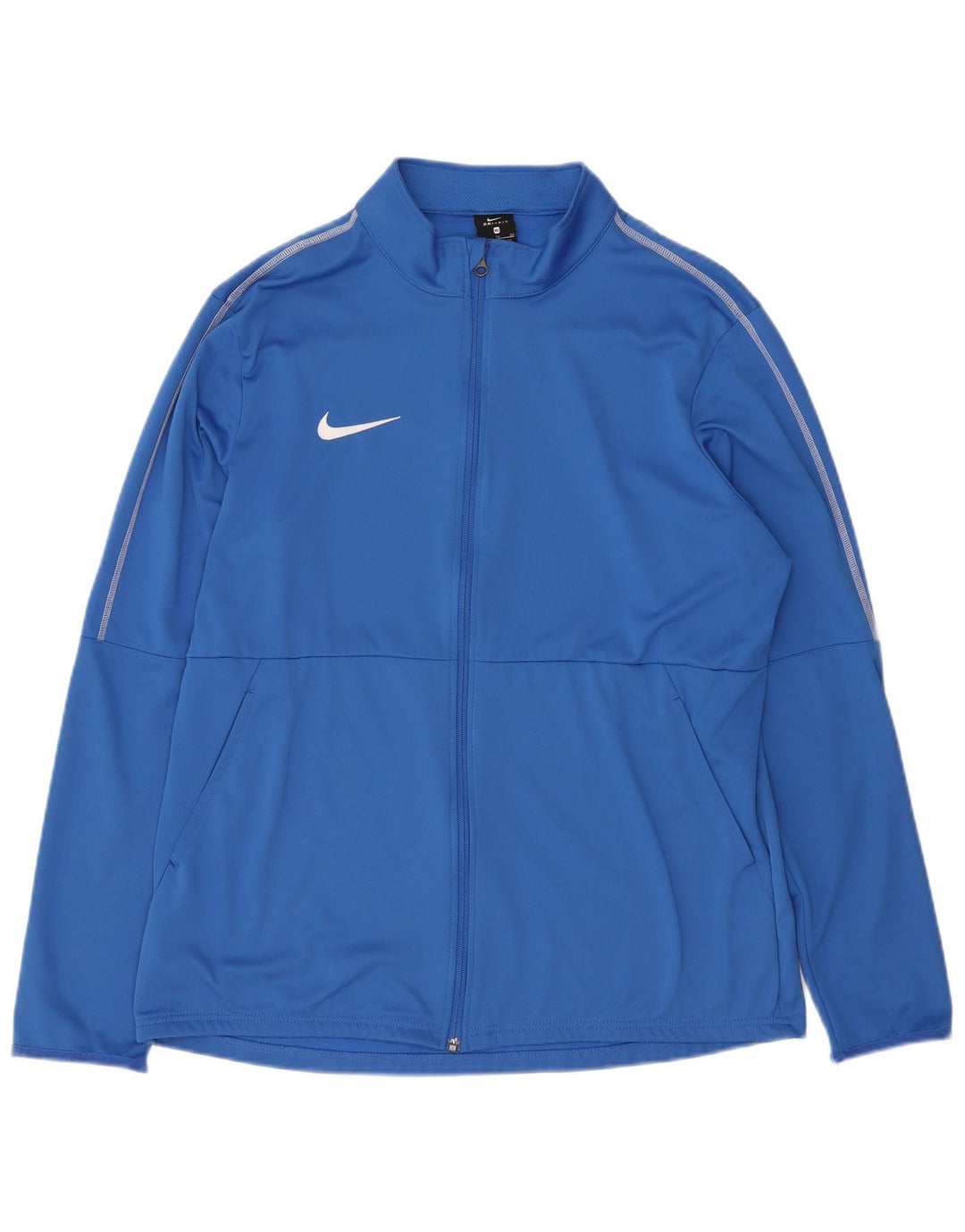 Nike Hommes Dri Fit Survêtement Top Veste XL Bleu Polyester