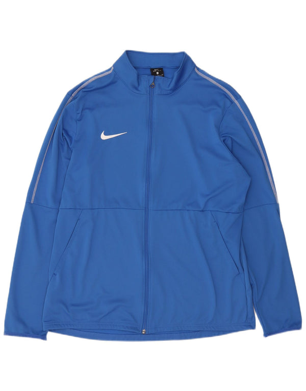 Nike Hommes Dri Fit Survêtement Top Veste XL Bleu Polyester