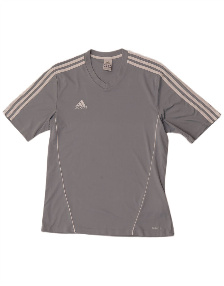 Adidas T-Shirt Homme Haut Large Gris Polyester
