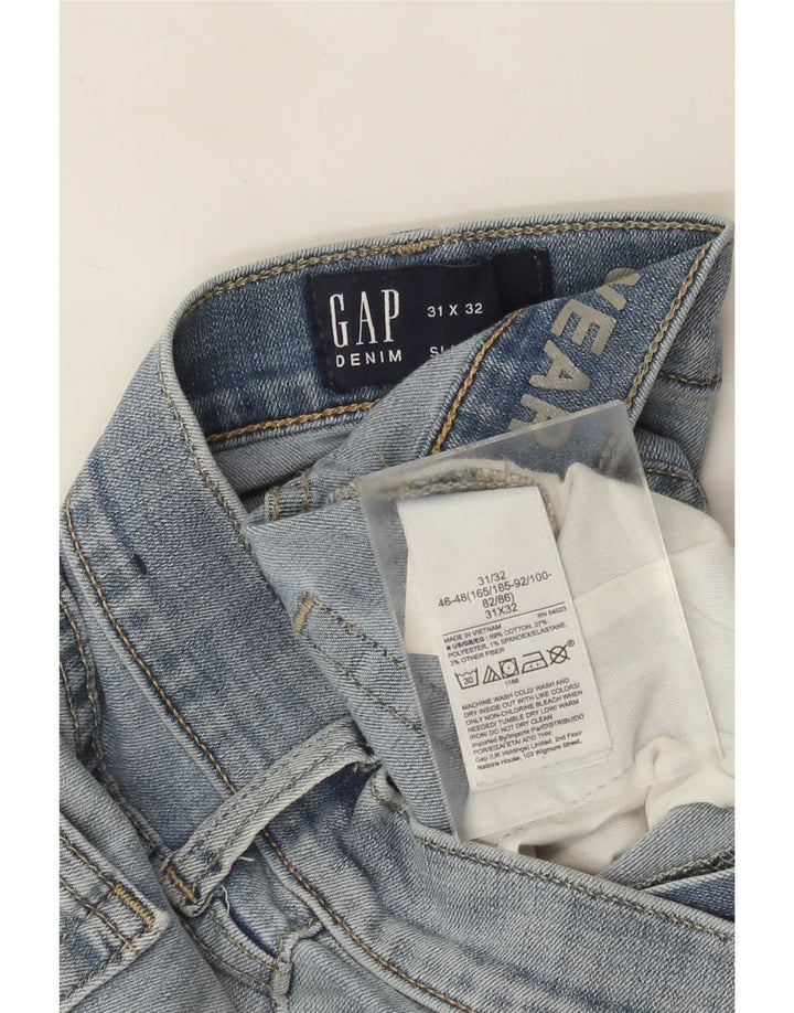 Gap Jean Slim Homme W31 L32 Bleu Coton