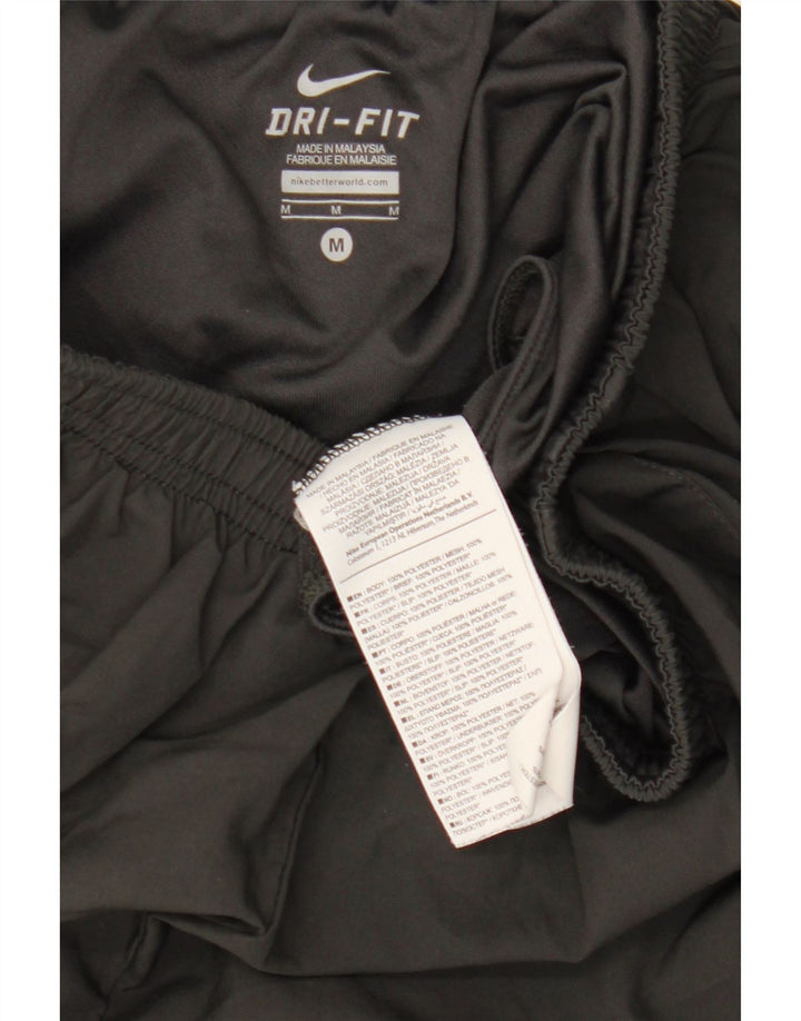 Nike Short de sport Dri Fit pour homme en polyester color block noir moyen