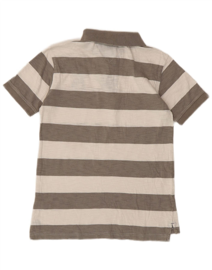 Tommy Hilfiger Polo Rugby Garçon 12-13 ans Gris Moyen Rayé