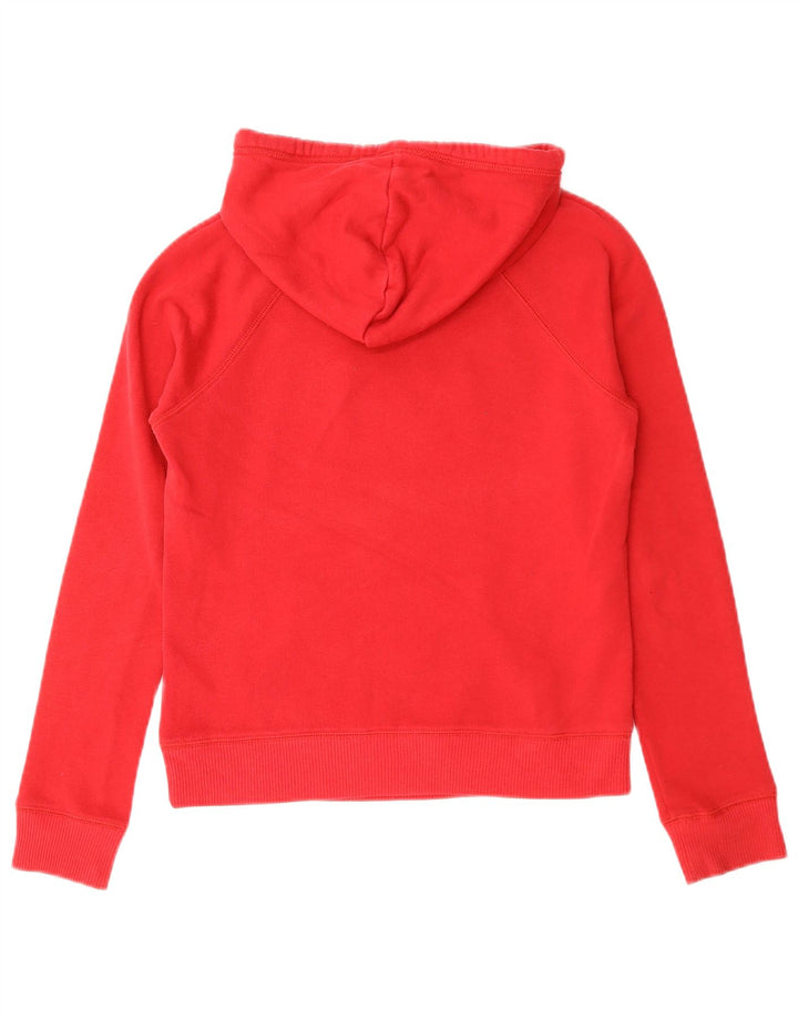 HOLLISTER Pull à capuche graphique pour femme UK 6 XS Rouge Coton