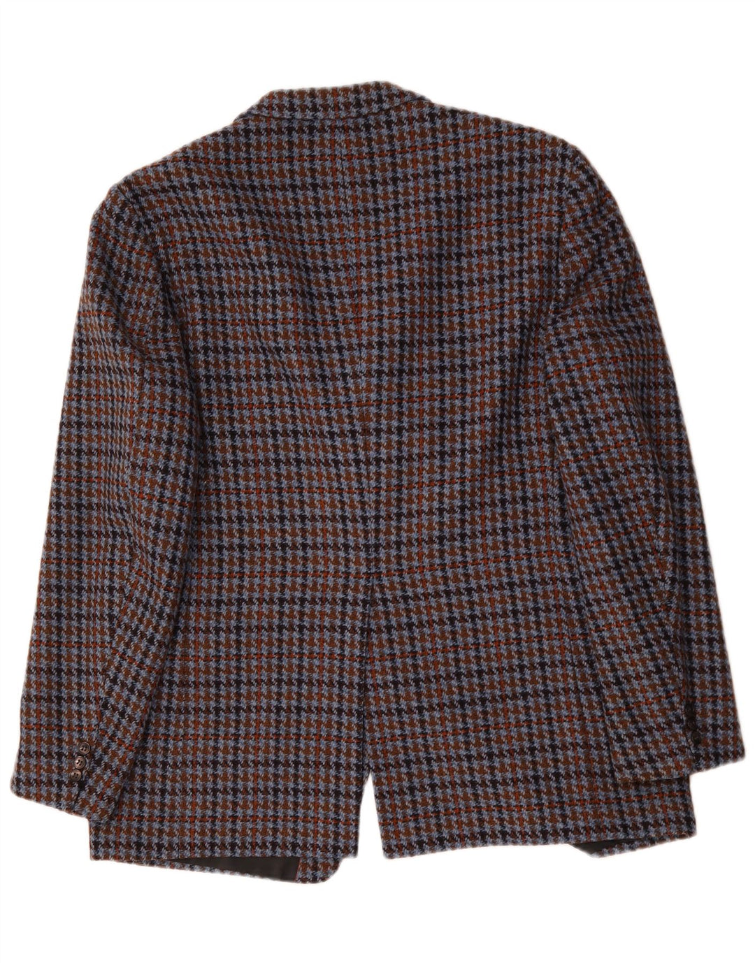 Breilling Veste blazer à 3 boutons pour homme UK 40 Large pied-de-poule multicolore
