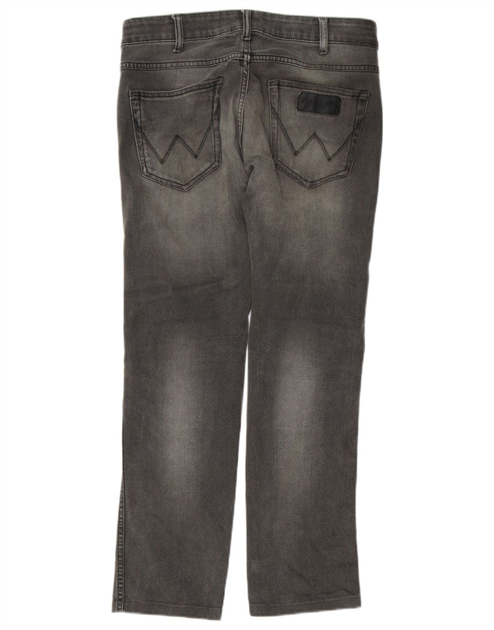 WRANGLER Jean Droit Skanders Homme W32 L29 Gris Coton
