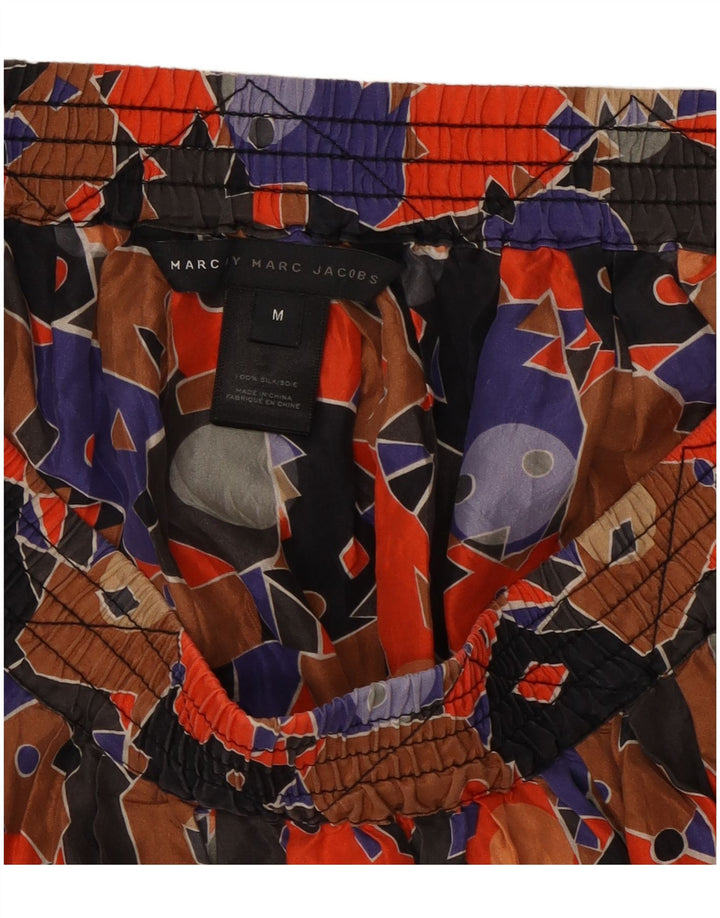 Marc Jacobs Mini-jupe à motif abstrait pour femme Medium W28 Col multicolore