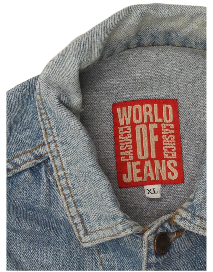 CASSUCI Veste en Jean Homme UK 42 XL Bleu Coton